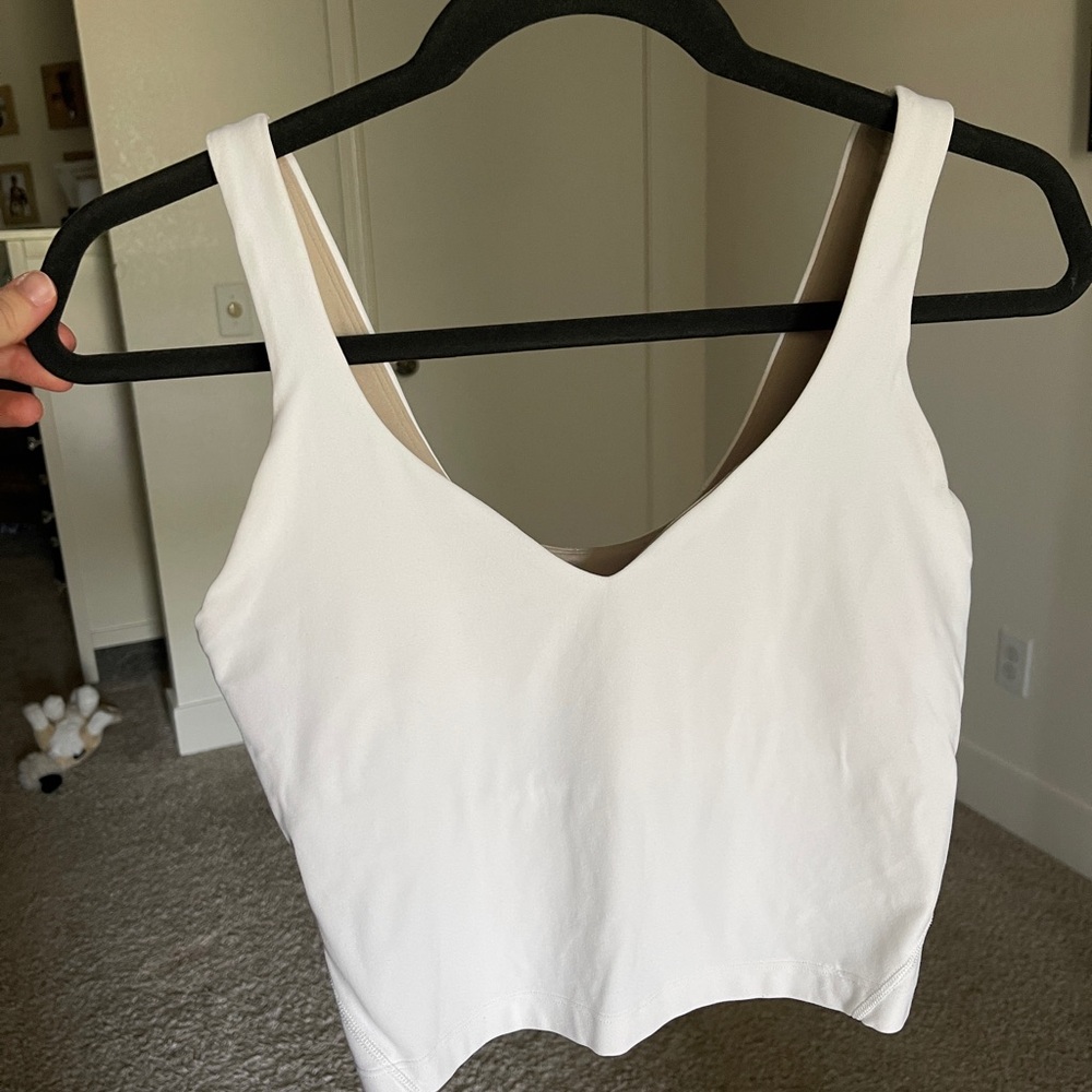 Lululemon align tank sz 8 white